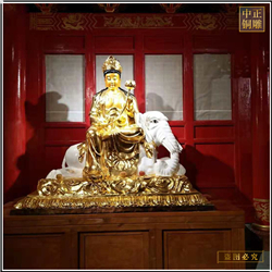 鑄銅關(guān)公 文殊普賢銅佛像雕塑報(bào)價(jià)