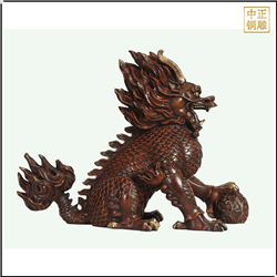 定制銅獬豸雕塑廠家 定制銅獬豸雕塑廠家