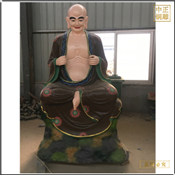 鑄銅關(guān)公 廠家銅鑄十八羅漢雕塑