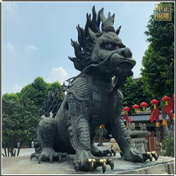 鑄銅關(guān)公 景觀銅獬豸雕塑定制