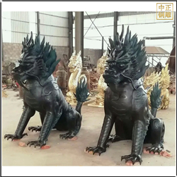 1.6米銅麒麟定制 1.6米銅麒麟定制