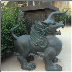 鑄銅關公 銅獬豸雕塑定制廠家