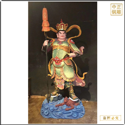 鑄銅關公 純銅四大天王佛像定制