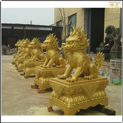 各種型號銅麒麟雕塑 各種型號銅麒麟雕塑