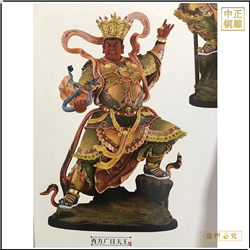 2米高四大天王腳踩八怪佛像 2米高四大天王腳踩八怪佛像