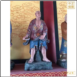 鑄銅關(guān)公 貼金神像供應(yīng)批發(fā)價(jià)格