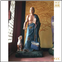 鑄銅關(guān)公 貼金銅雕十八羅漢制造廠