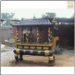 鑄銅關(guān)公 銅香爐雕塑定制