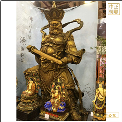 鑄銅關(guān)公 3米站像四大天王銅佛像