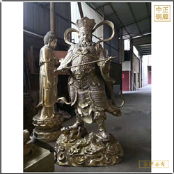 鑄銅關(guān)公 多種造型鑄銅四大天王佛像定做