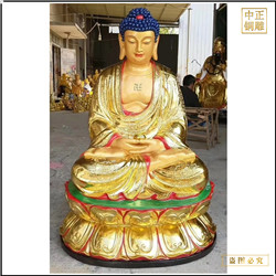 鑄銅關公 1米釋迦牟尼佛銅佛像制作