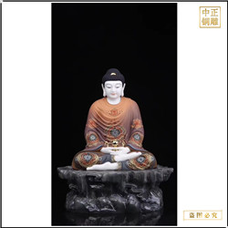 鑄銅關公 批發坐像釋迦牟尼佛銅像