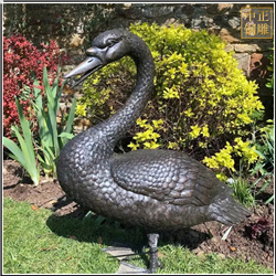 鑄銅關(guān)公 室外天鵝景觀動物雕塑