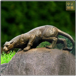 定制豹子銅雕塑廠家 定制豹子銅雕塑廠家