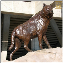 鑄銅關(guān)公 定制銅狼雕塑廠家