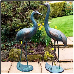 大型銅仙鶴動物雕塑 大型銅仙鶴動物雕塑