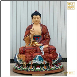 鑄銅關公 銷售彩繪釋迦牟尼佛