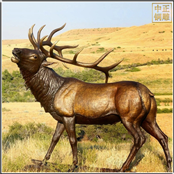 鑄銅關(guān)公 景觀銅鹿雕塑鑄造廠