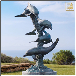 鑄銅關(guān)公 室外景觀純銅動物雕塑