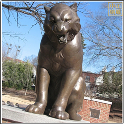鑄銅關(guān)公 老虎銅雕塑鑄造廠(chǎng)