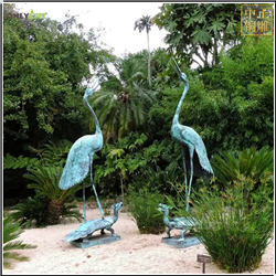 仙鶴銅雕塑鑄造 仙鶴銅雕塑鑄造