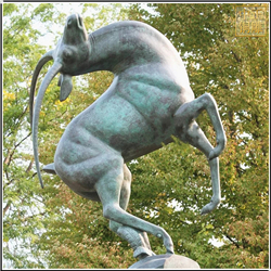 鑄銅關(guān)公 青銅羊銅雕塑鑄造