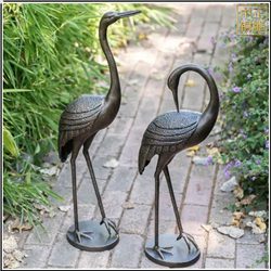 小型銅仙鶴家居擺件 小型銅仙鶴家居擺件