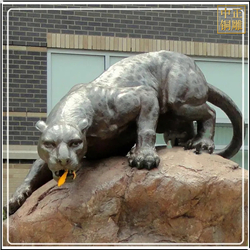 銅豹子景觀雕塑 銅豹子景觀雕塑