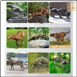 鑄銅關(guān)公 銅豹子鑄造廠家