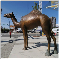 鑄銅關(guān)公 小型駱駝銅雕塑