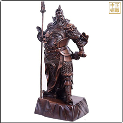 大肚子關公立刀雕塑 大肚子關公立刀雕塑