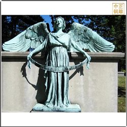 西方帶翅膀天使人物雕塑 西方帶翅膀天使人物雕塑