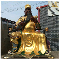 大型室外夜讀春秋關公銅雕像 大型室外夜讀春秋關公銅雕像