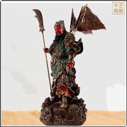 紅臉小型關公雕塑擺件 紅臉小型關公雕塑擺件