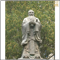 鑄銅關(guān)公 室外景觀孔子雕塑