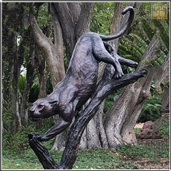 鑄銅關公 大型豹子景觀雕塑定制