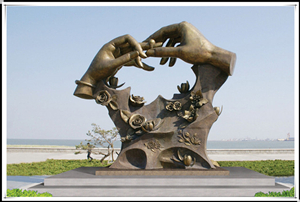 牽手雕塑 牽手雕塑