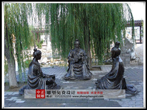園林古代人物雕塑 園林古代人物雕塑