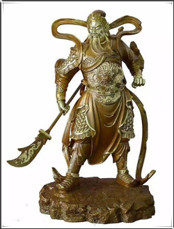 提刀關公銅像 提刀關公銅像