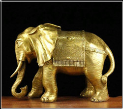 銅雕大象 銅雕大象