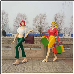 商業街現代人物雕塑價格 商業街現代人物雕塑價格