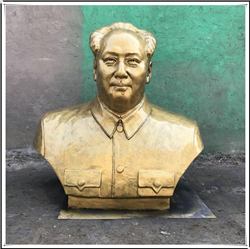 毛主席額貼金像 毛主席額貼金像