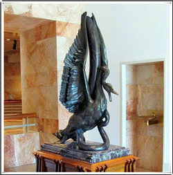 抽象天鵝雕塑 抽象天鵝雕塑