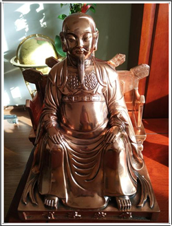 真武大帝銅雕 真武大帝銅雕