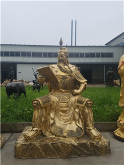 關(guān)武帝銅雕 關(guān)武帝銅雕