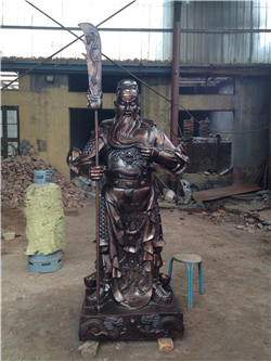 銅雕關二爺 銅雕關二爺