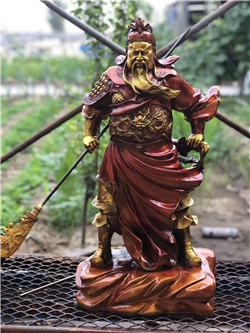 純銅關公像 純銅關公像
