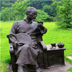 園林喝茶雕塑 園林喝茶雕塑