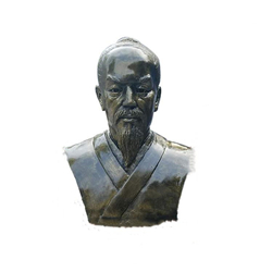 韓非銅像 韓非銅像