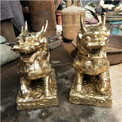 銅麒麟雕塑 銅麒麟雕塑